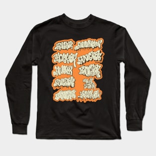 Bangkok Graffiti, Wildstyle Pieces „Bangkok“ Long Sleeve T-Shirt